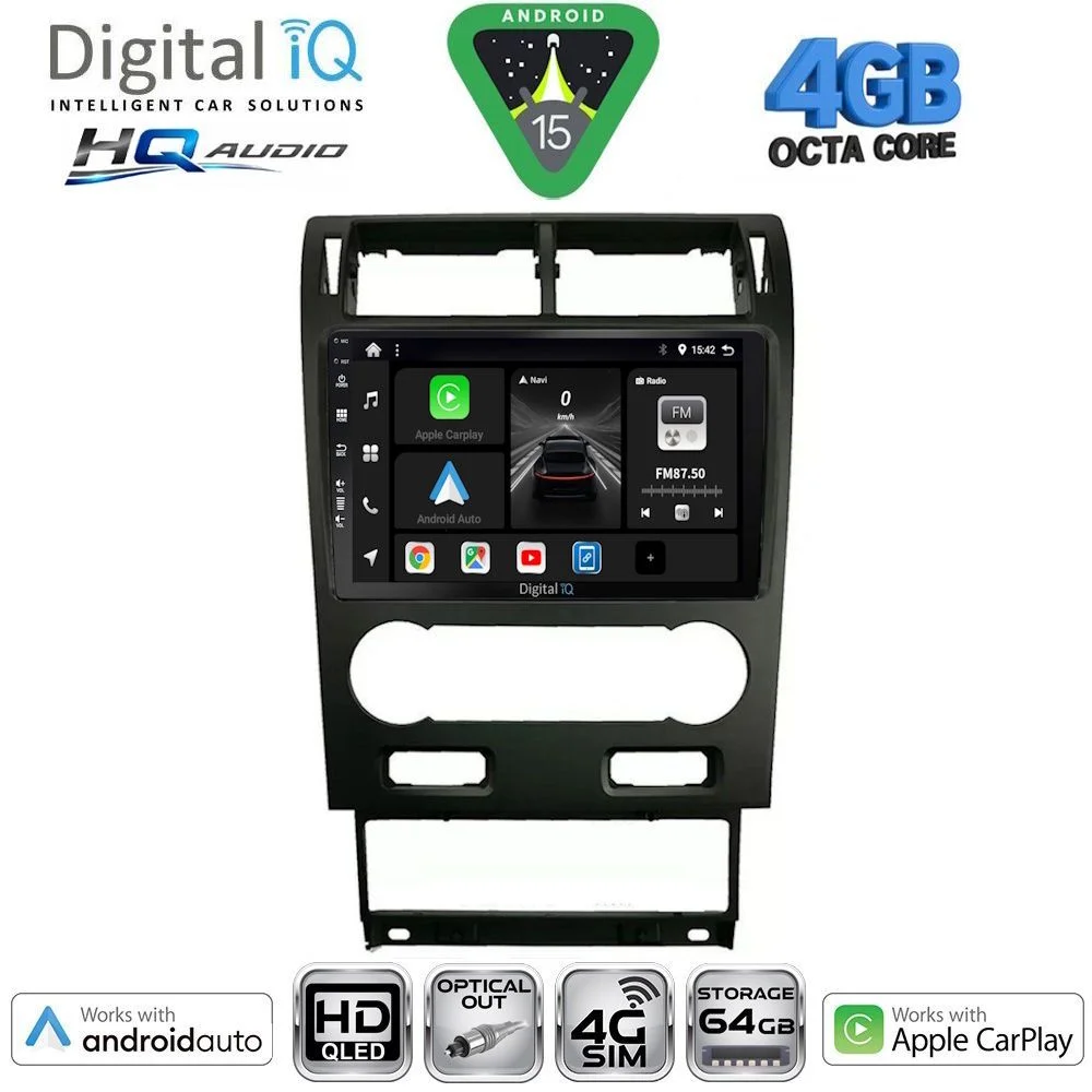 Φωτογραφία προϊόντος: DIGITAL IQ BXK 19161A_CPAA (9inc) MULTIMEDIA TABLET for FORD MONDEO mod. 2003-2006