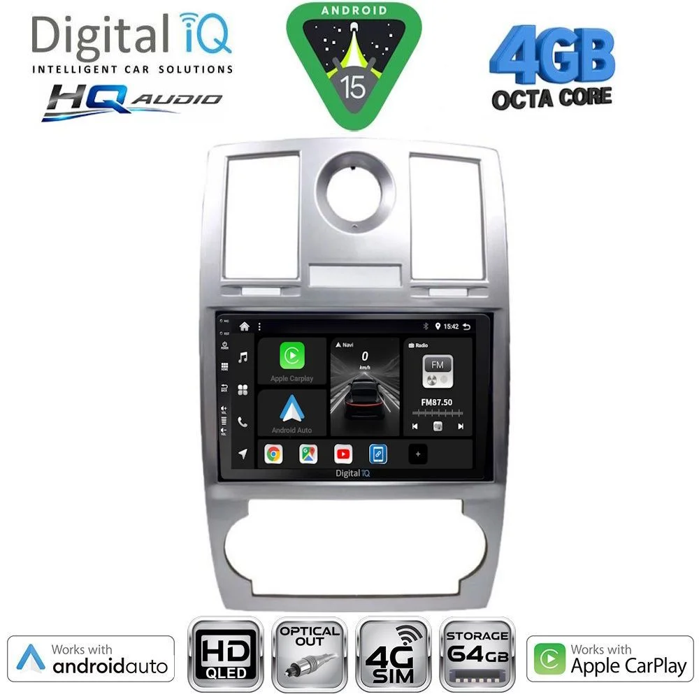 Φωτογραφία προϊόντος: DIGITAL IQ BXK 19285_CPAA (9inc) MULTIMEDIA TABLET for CHRYSLER 300C mod. 2005-2010
