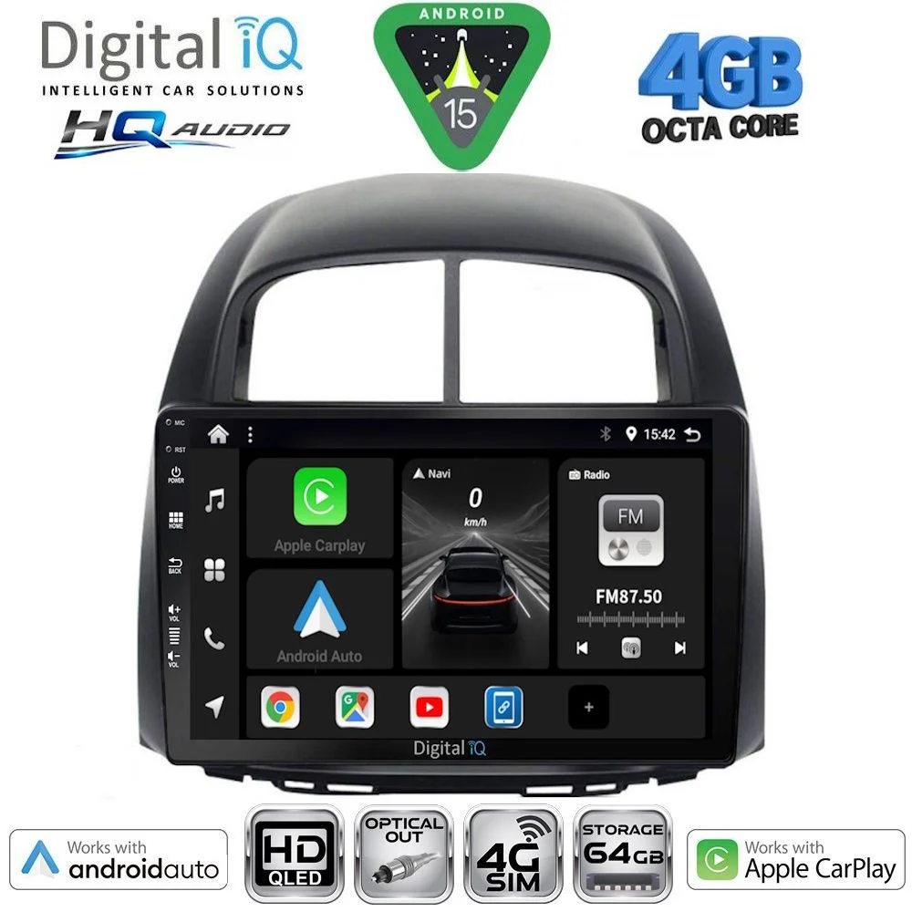 Φωτογραφία προϊόντος: DIGITAL IQ BXK 19124_CPAA (10inc) MULTIMEDIA TABLET for DAIHATSU SIRION mod. 2006-2012