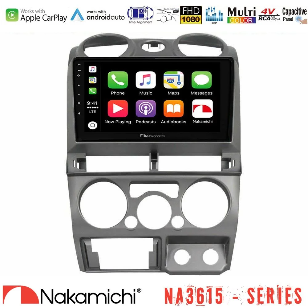 Φωτογραφία προϊόντος: Nakamichi NA3615 Series Με Wireless Carplay & Android Auto Isuzu D-Max 2007-2011 Media Station Tablet 9