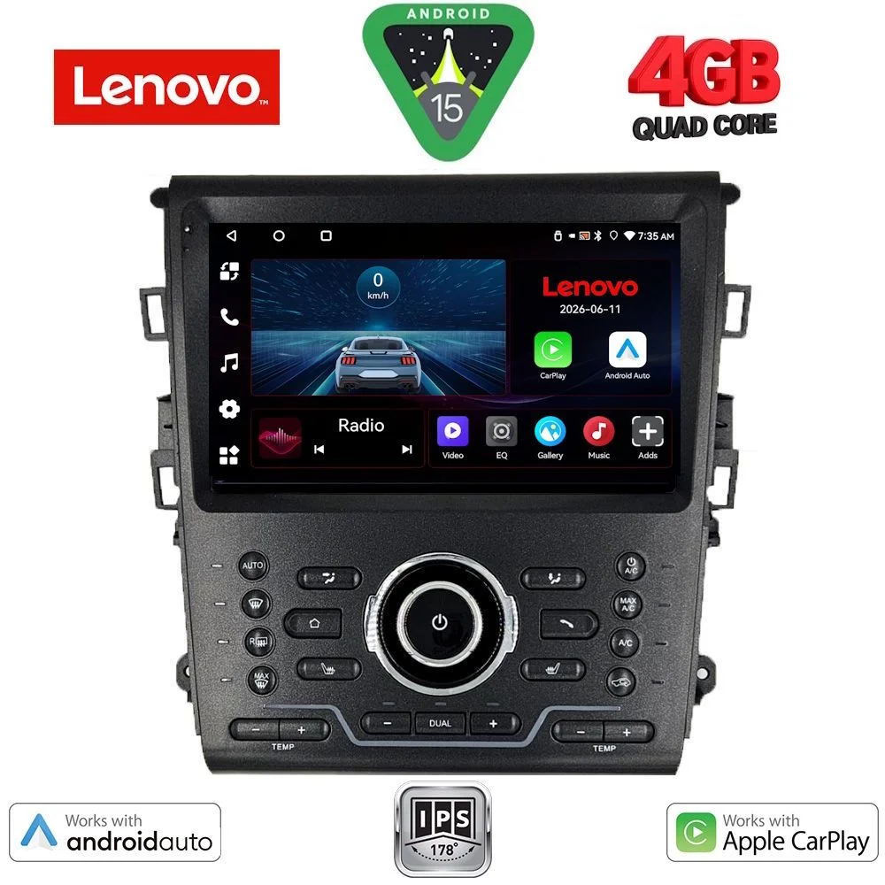 Φωτογραφία προϊόντος: LENOVO LVE 8164_CPAA CLIMA (9inc) MULTIMEDIA TABLET for FORD MONDEO mod. 2014-2023