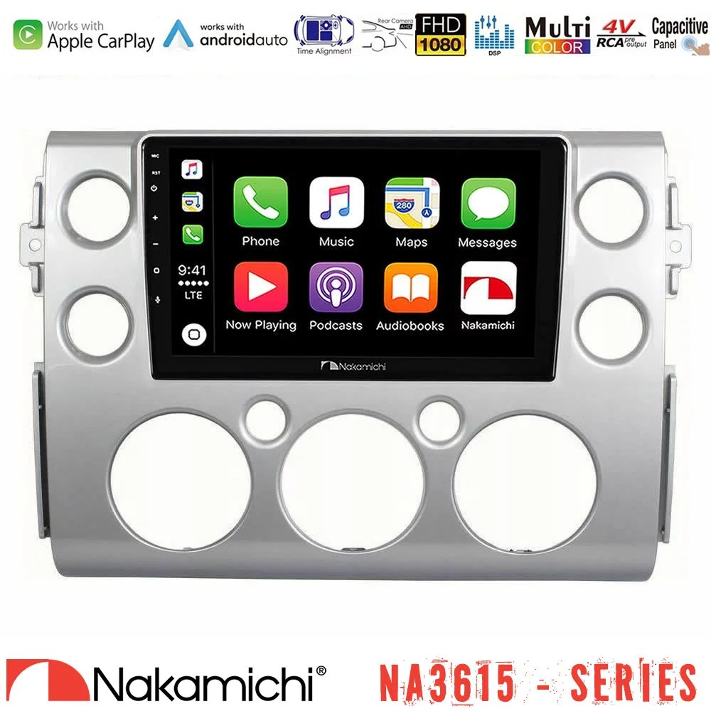 Φωτογραφία προϊόντος: Nakamichi NA3615 Series Με Wireless Carplay & Android Auto Toyota FJ 2007-2014 Media Station Tablet 9