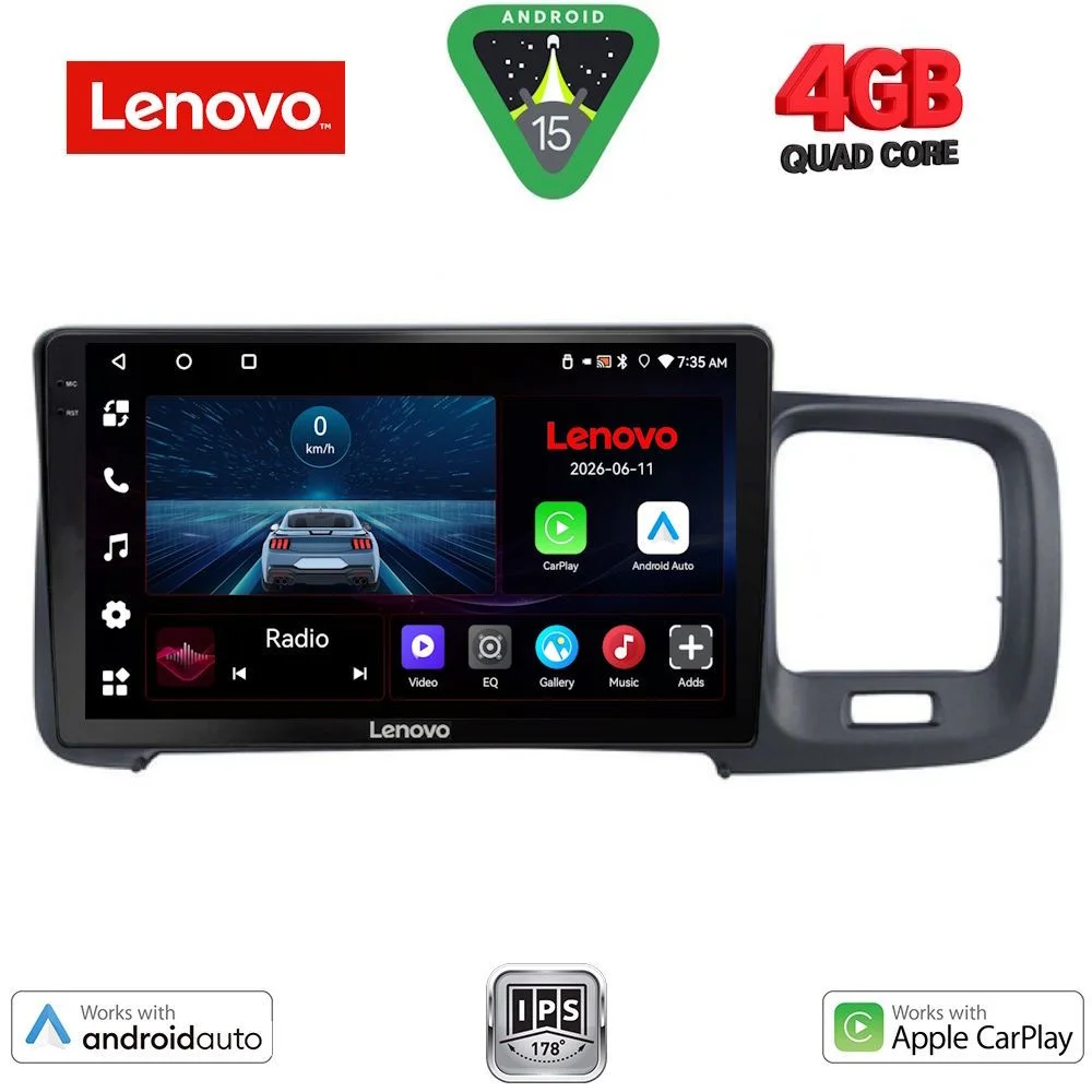 Φωτογραφία προϊόντος: LENOVO LVE 8785_CPAA (9inc) MULTIMEDIA TABLET for VOLVO S60 mod. 2010-2018