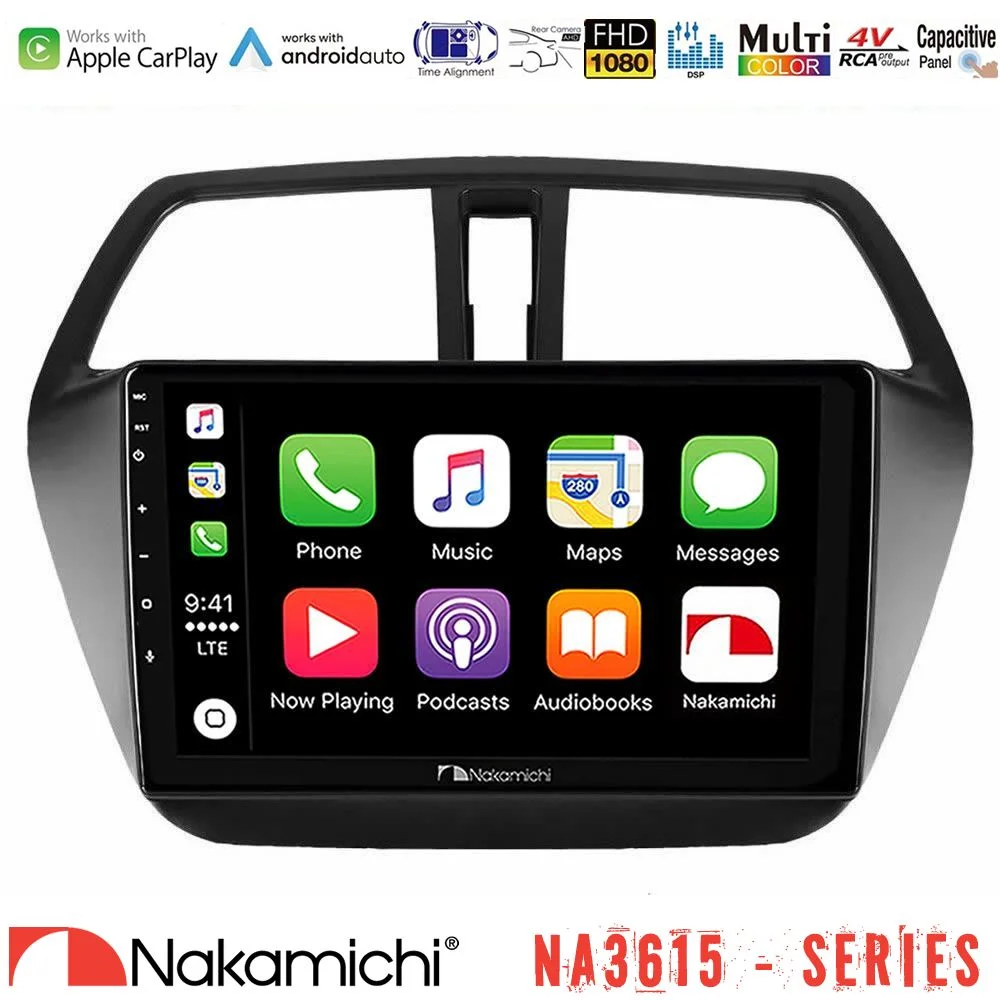 Φωτογραφία προϊόντος: Nakamichi NA3615 Series Με Wireless Carplay & Android Auto Suzuki SX4 S-Cross Media Station Tablet 9