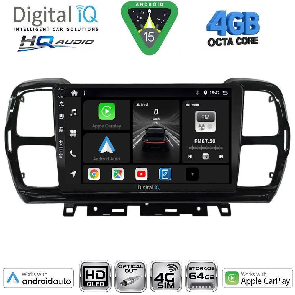Φωτογραφία προϊόντος: DIGITAL IQ BXK 19088_CPAA (9inc) MULTIMEDIA TABLET for CITROEN C5 AIRCROSS mod. 2017-2021