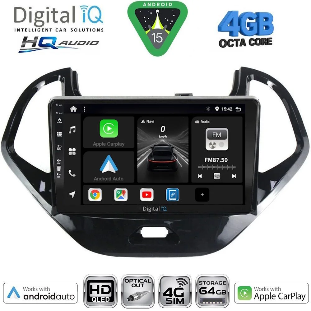 Φωτογραφία προϊόντος: DIGITAL IQ BXK 19167SH_CPAA (9inc) MULTIMEDIA TABLET for FORD KA mod. 2017-2024