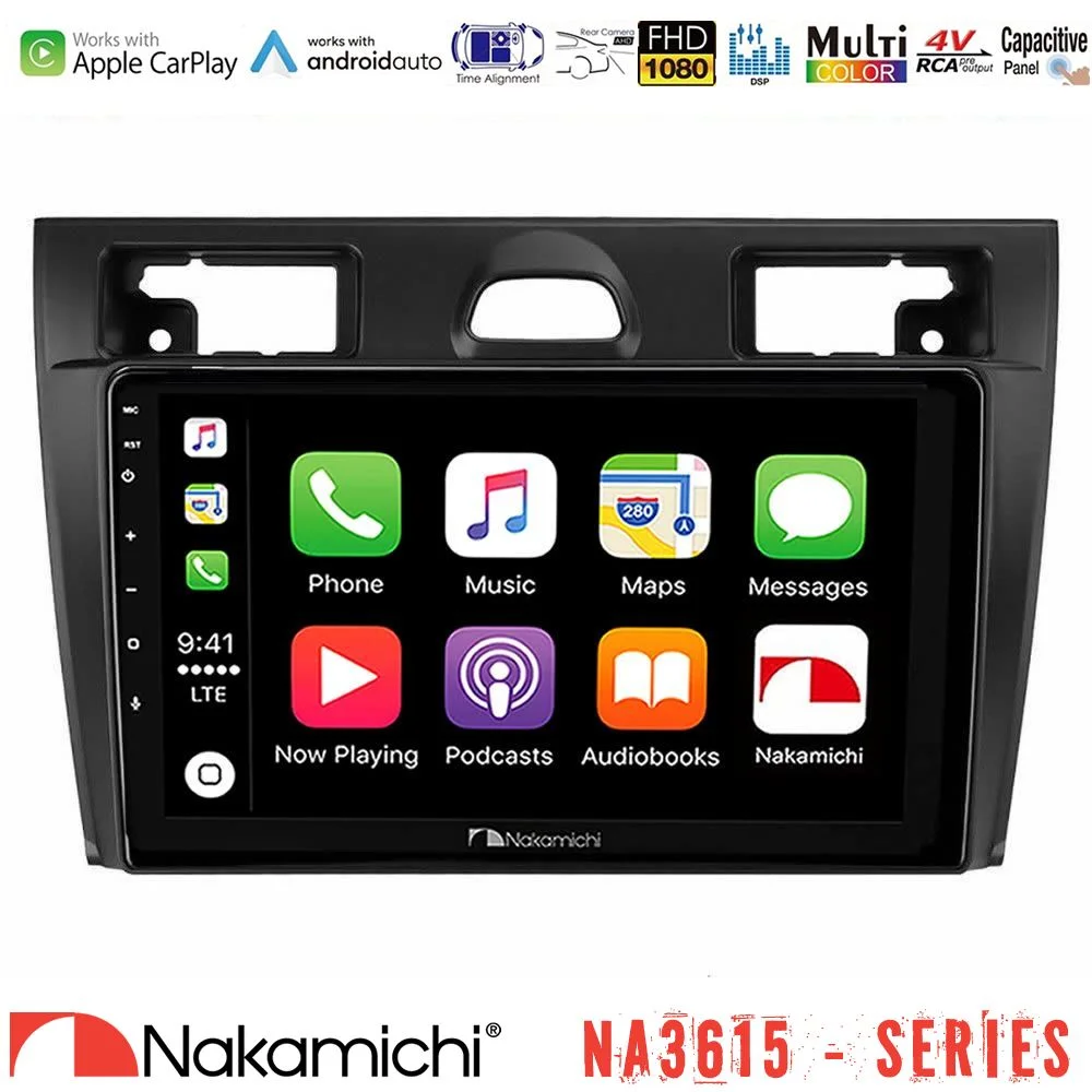 Φωτογραφία προϊόντος: Nakamichi NA3615 Series Με Wireless Carplay & Android Auto Ford Fiesta/Fusion Media Station Tablet 9
