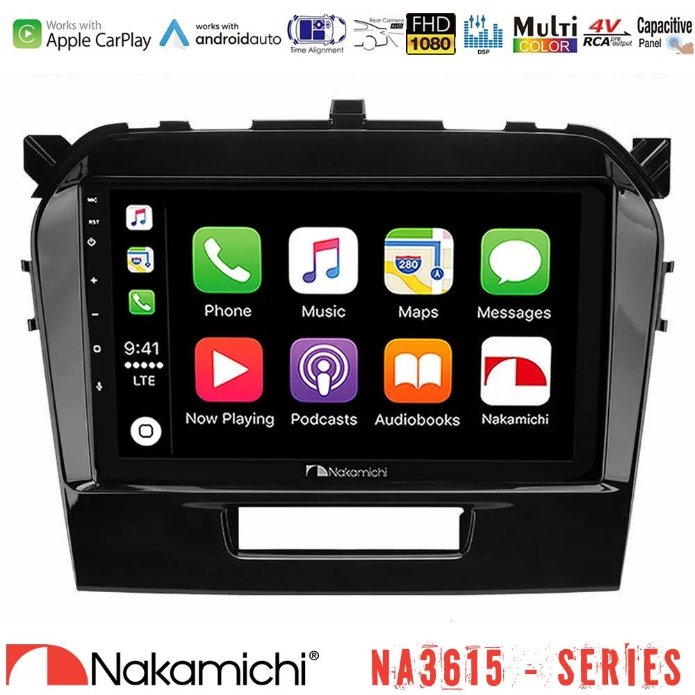 Φωτογραφία προϊόντος: Nakamichi NA3615 Series Με Wireless Carplay & Android Auto Suzuki Vitara 2015-2021 Media Station Tablet 9