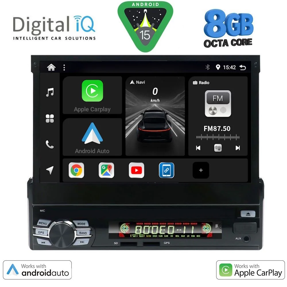 Φωτογραφία προϊόντος: DIGITAL IQ BXF 736_CPAA (7" DECK) MULTIMEDIA 1DIN