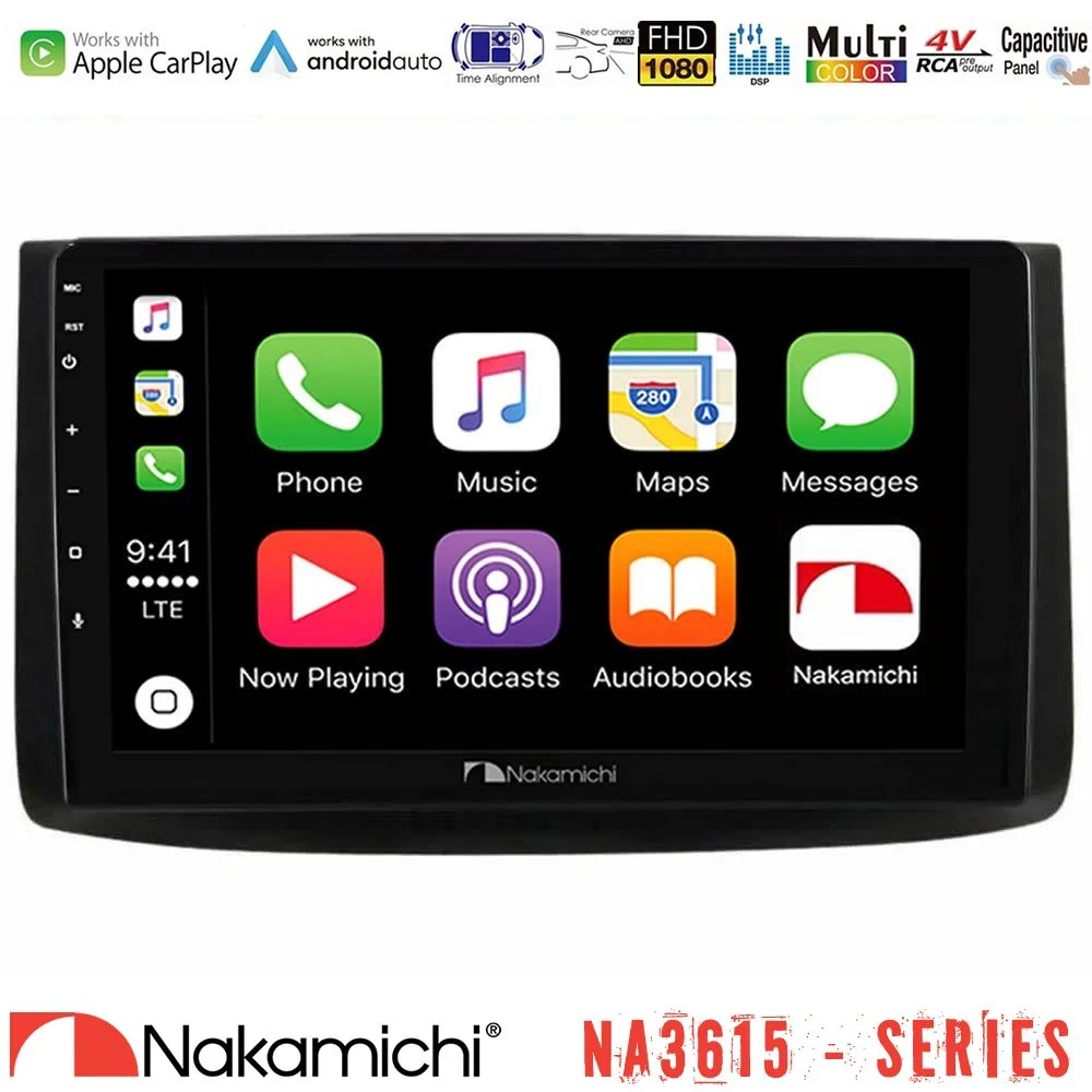Φωτογραφία προϊόντος: Nakamichi NA3615 Series Με Wireless Carplay & Android Auto Chevrolet Aveo 2006-2010 Media Station Tablet 9