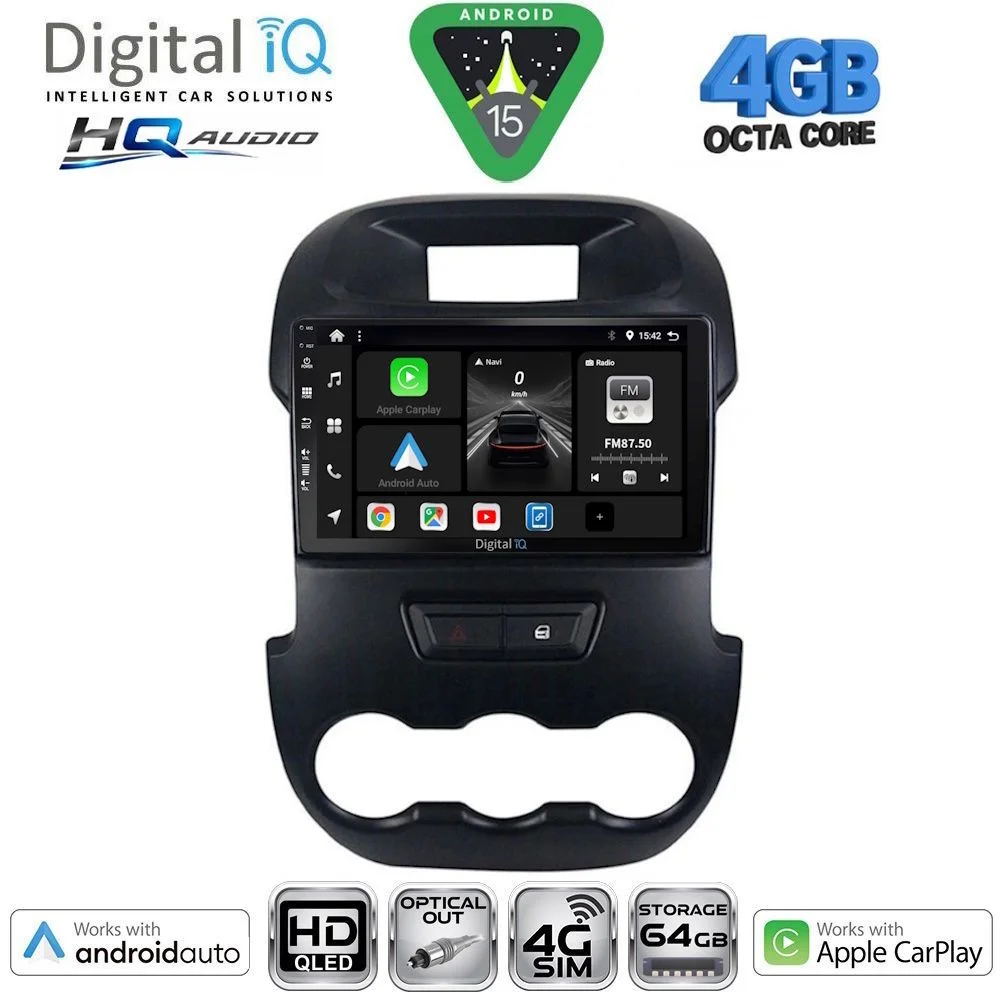 Φωτογραφία προϊόντος: DIGITAL IQ BXK 19171_CPAA (9inc) MULTIMEDIA TABLET for FORD RANGER mod. 2011-2015