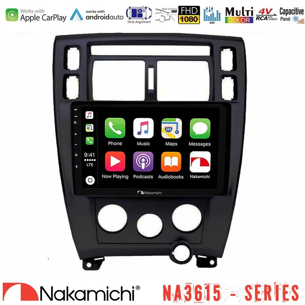 Φωτογραφία προϊόντος: Nakamichi NA3615 Series Με Wireless Carplay & Android Auto Hyundai Tucson Media Station Tablet 9 (Μαύρο)