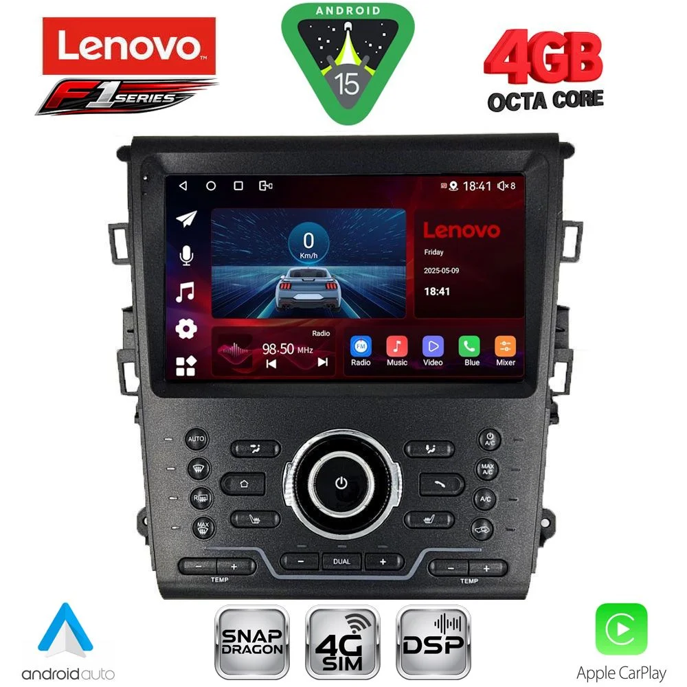 Φωτογραφία προϊόντος: LENOVO SSQ 9164_CPA CLIMA (9inc) MULTIMEDIA TABLET for FORD MONDEO mod. 2014-2023