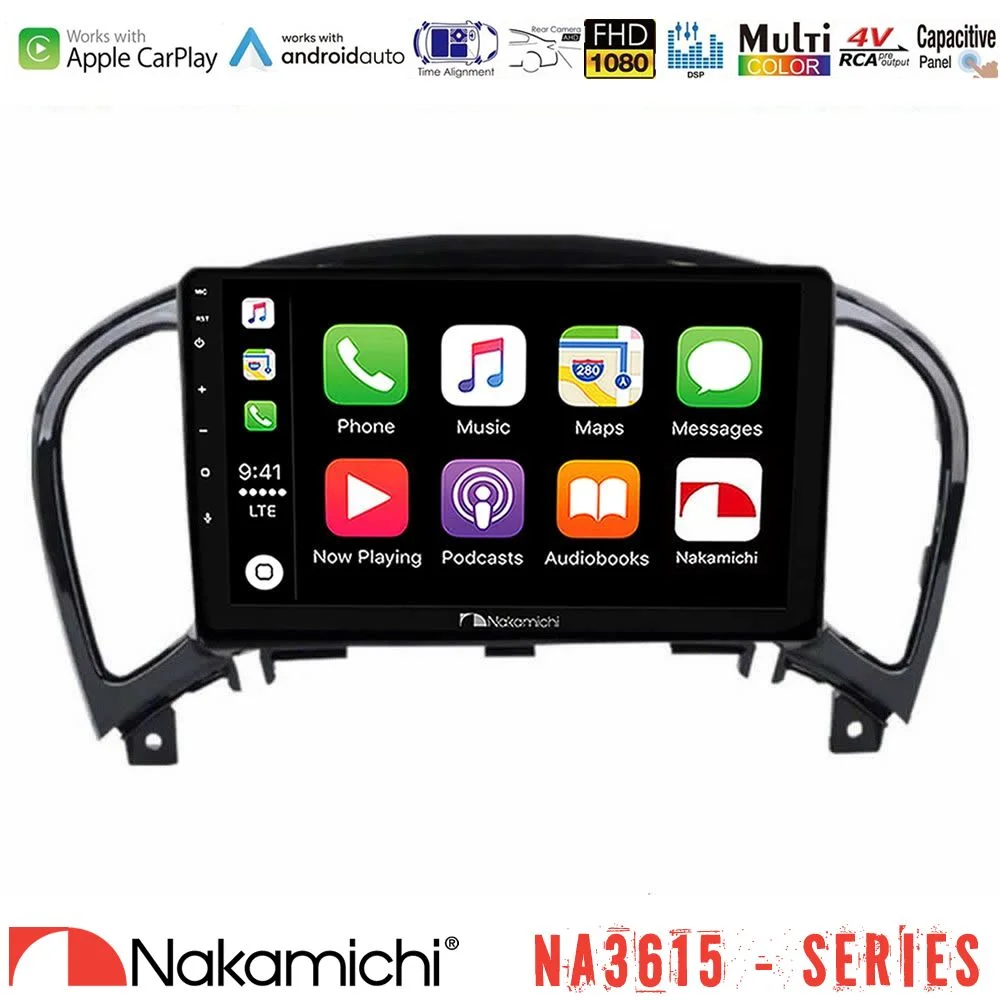 Φωτογραφία προϊόντος: Nakamichi NA3615 Series Με Wireless Carplay & Android Auto Nissan Juke Media Station Tablet 9