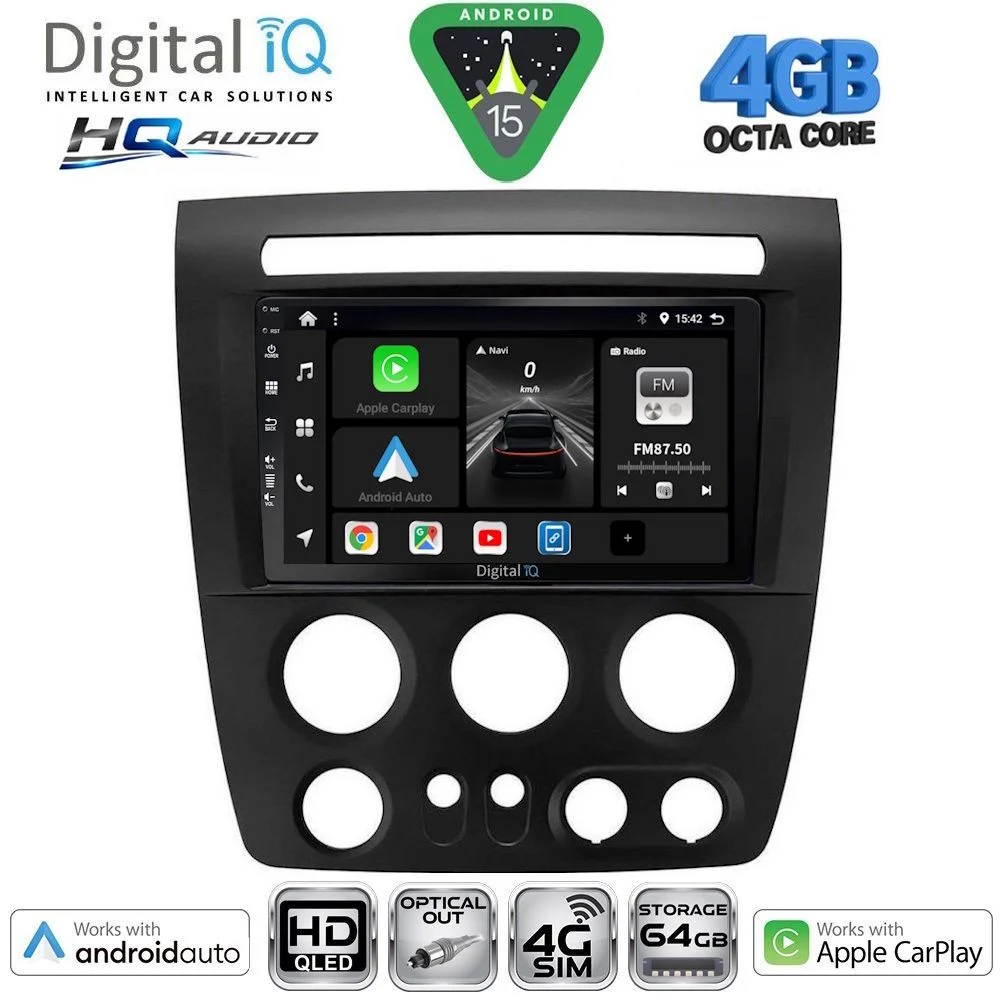 Φωτογραφία προϊόντος: DIGITAL IQ BXK 19218_CPAA (9inc) MULTIMEDIA TABLET for HUMMER H3 mod. 2005-2009