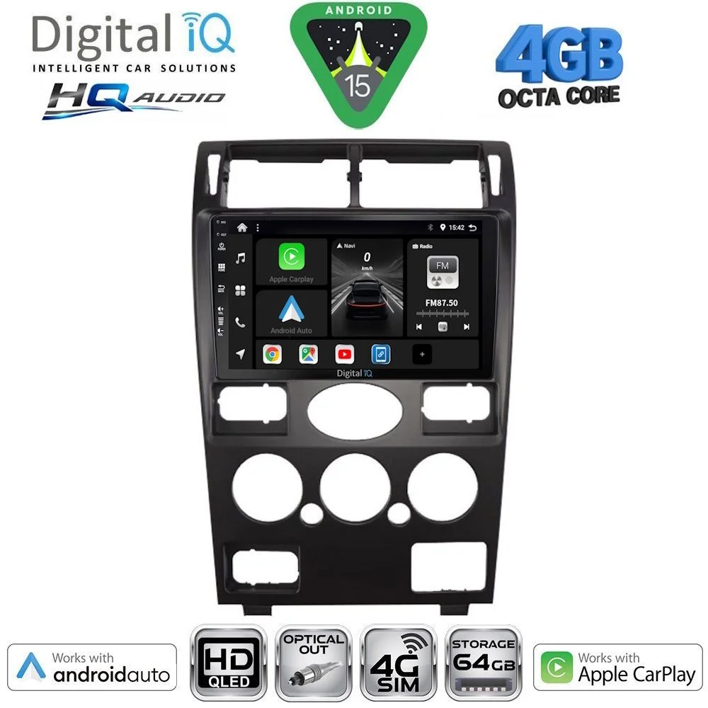 Φωτογραφία προϊόντος: DIGITAL IQ BXK 19161B_CPAA (9inc) MULTIMEDIA TABLET for FORD MONDEO mod. 2003-2006