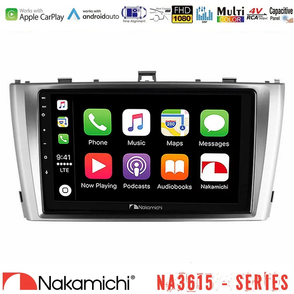 Φωτογραφία προϊόντος: Nakamichi NA3615 Series Με Wireless Carplay & Android Auto Toyota Avensis T27 Media Station Tablet 9