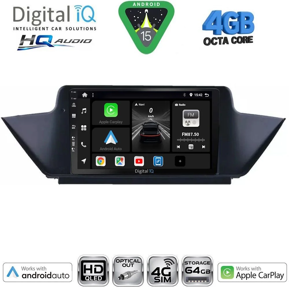 Φωτογραφία προϊόντος: DIGITAL IQ BXK 19056_CPAA (10inc) MULTIMEDIA TABLET for BMW X1 (E84) mod. 2009-2015
