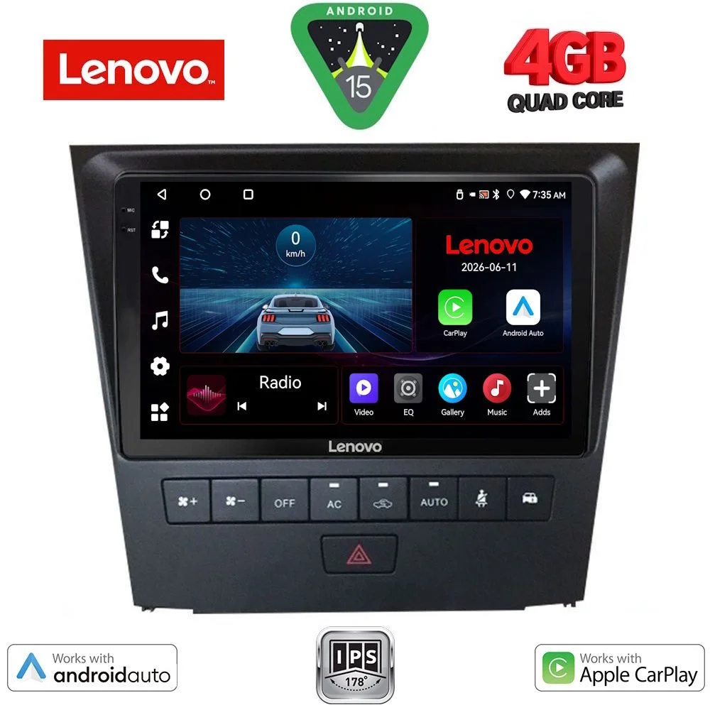 Φωτογραφία προϊόντος: LENOVO LVE 8341_CPAA (9inc) MULTIMEDIA TABLET for LEXUS GS mod. 2004-2011