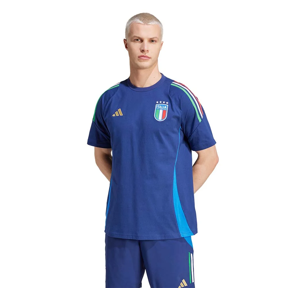 Φωτογραφία προϊόντος: adidas Performance Men's Federazione Italiana Giuoco Calcio T-Shirt Μπλε Σκούρο IQ2176 (adidas Performance)