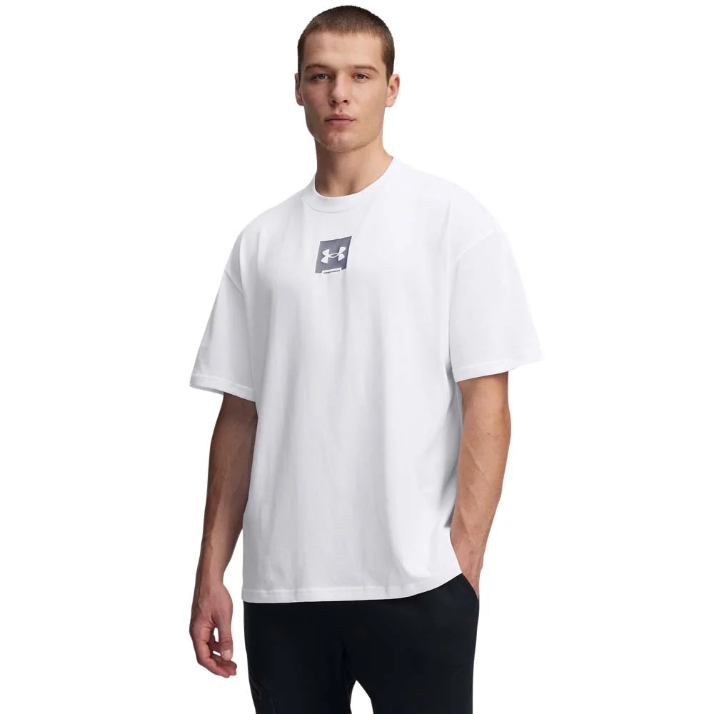Φωτογραφία προϊόντος: Under Armour Men's Heavyweight Oversized SM Box Shortsleeve T-Shirt Άσπρο 1386803-101 (Under Armour)