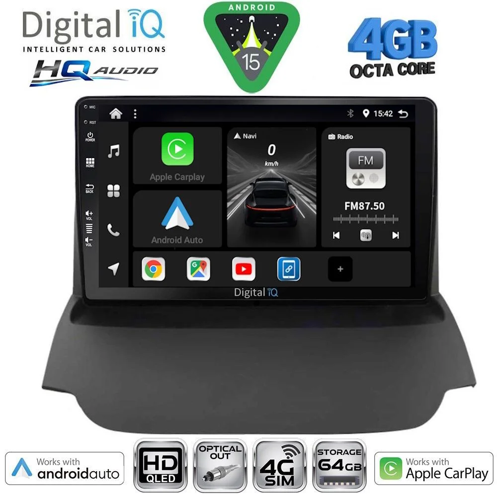 Φωτογραφία προϊόντος: DIGITAL IQ BXK 19150_CPAA (9inc) MULTIMEDIA TABLET for FORD ECOSPORT mod. 2012-2018