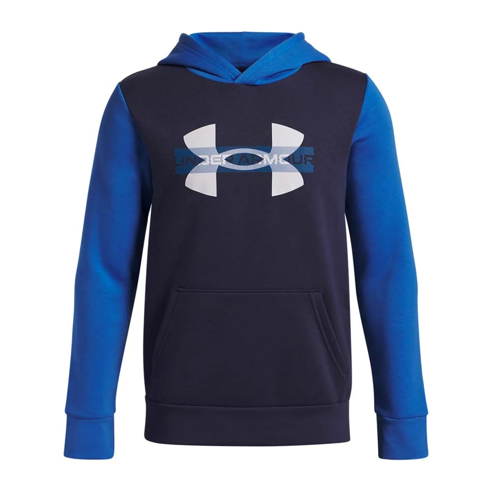 Φωτογραφία προϊόντος: Under Armour Boy's Rival Fleece Colorblock Graphic Hoodie Μπλε Σκούρο 6004994-402 (Under Armour)