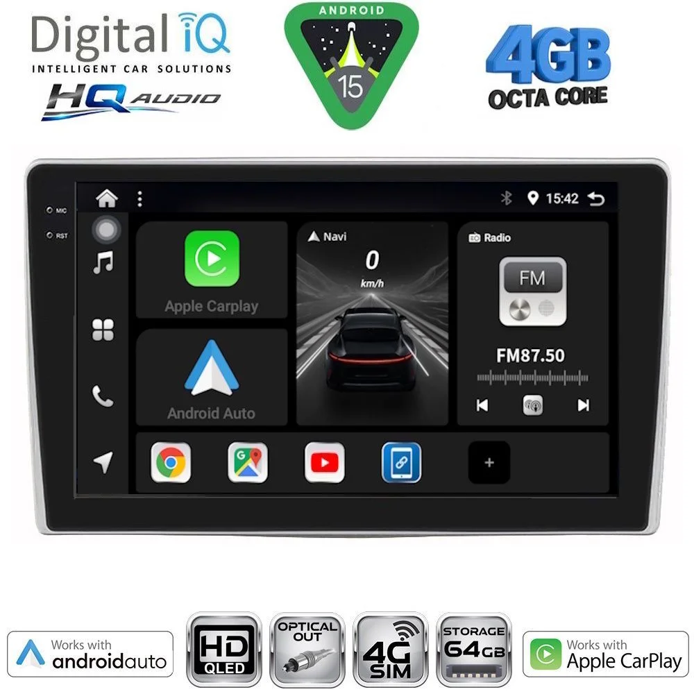 Φωτογραφία προϊόντος: DIGITAL IQ BXK 19028_CPAA (9inc) MULTIMEDIA TABLET for ALFA ROMEO MITO mod. 2008-2018
