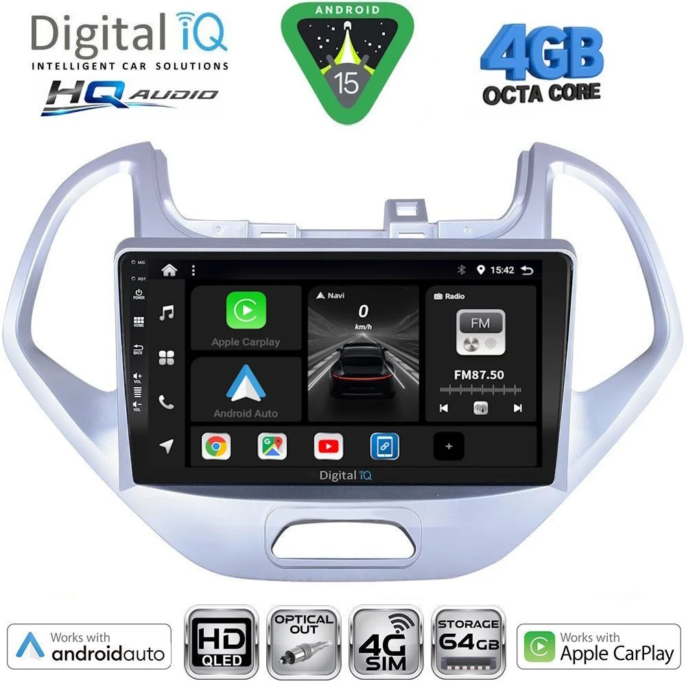 Φωτογραφία προϊόντος: DIGITAL IQ BXK 19167LO_CPAA (9inc) MULTIMEDIA TABLET for FORD KA mod. 2017-2024
