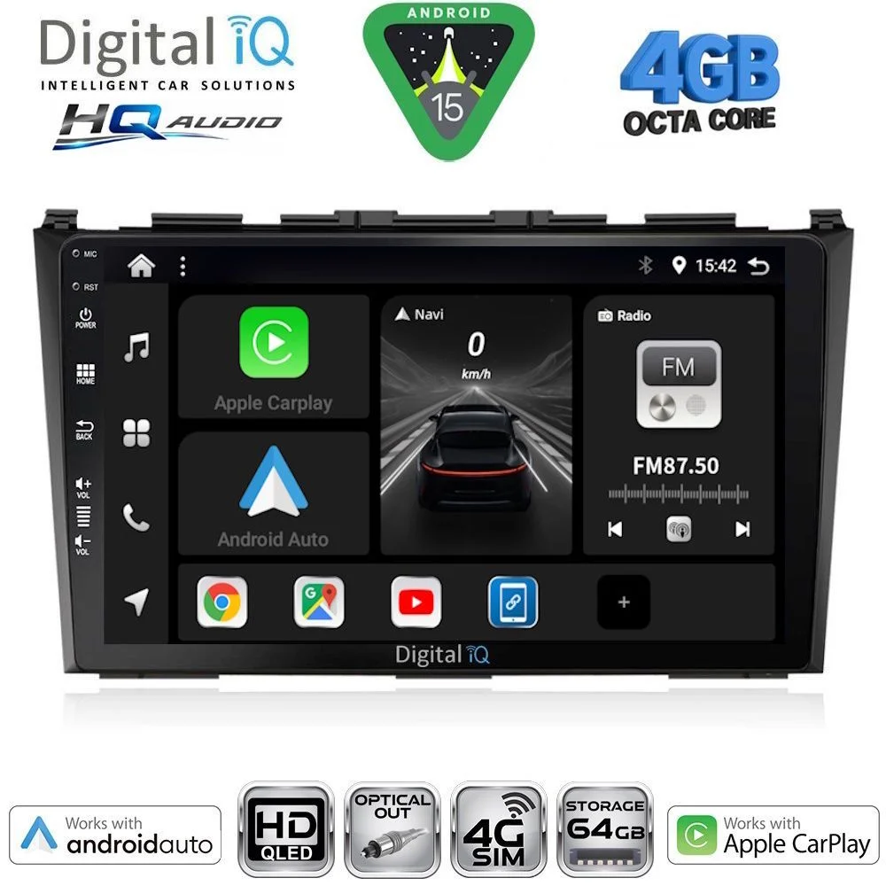 Φωτογραφία προϊόντος: DIGITAL IQ BXK 19197_CPAA (9inc) MULTIMEDIA TABLET for HONDA CRV mod. 2006-2012