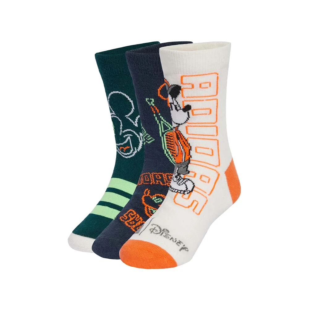 Φωτογραφία προϊόντος: adidas Performance Kids Disney Mickey Mouse 3 Pair Crew Socks Άσπρο - Πράσινο JM1808 (adidas Performance)