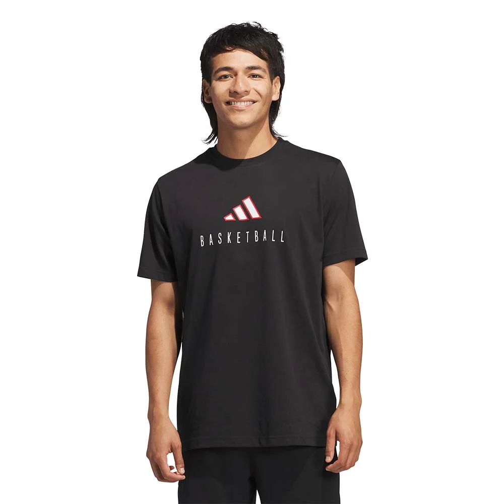 Φωτογραφία προϊόντος: adidas Performance Men's Basketball Logo T-Shirt Μαύρο JI9031 (adidas Performance)