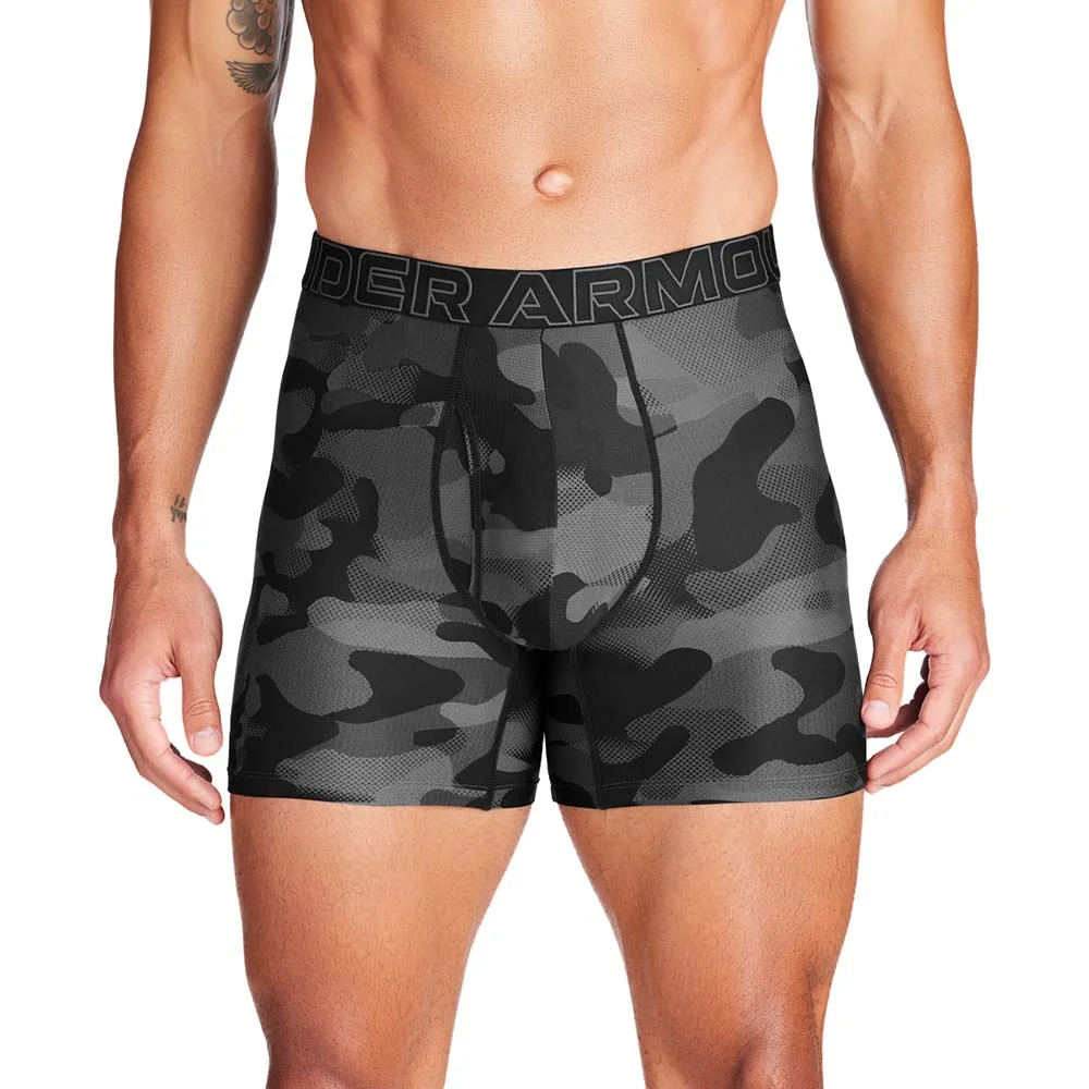 Φωτογραφία προϊόντος: Under Armour Men's Performance Tech Nov 6inch 3 Pack Boxer Underwear Μαύρο - Γκρι 1383879-001 (Under Armour)