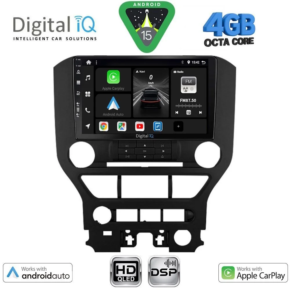 Φωτογραφία προϊόντος: DIGITAL IQ BXF 16166_CPAA 3BUT (9inc) MULTIMEDIA TABLET for FORD MUSTANG mod. 2015-2020
