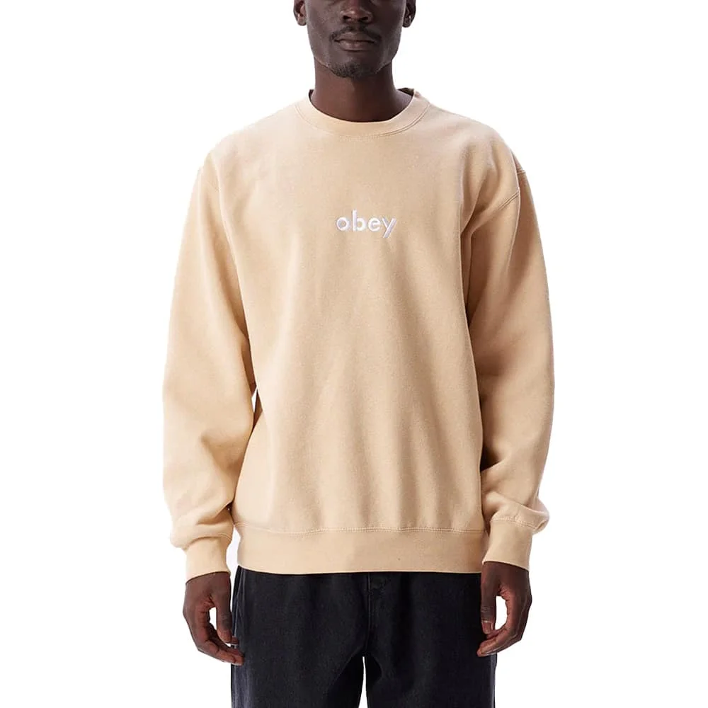 Φωτογραφία προϊόντος: Unisex Μπλούζα Obey Lowercase Oat Milk