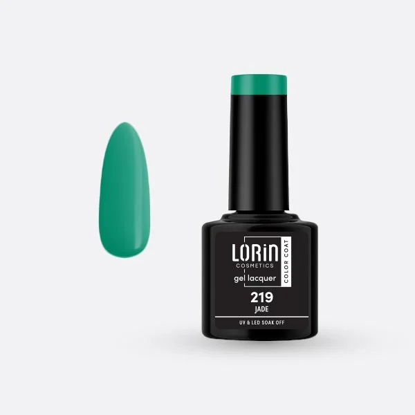 Φωτογραφία προϊόντος: Lorin Cosmetics Lorin Gel Lacquer Ημιμόνιμο Βερνίκι 8ml. #219 (Jade)