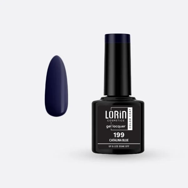 Φωτογραφία προϊόντος: Lorin Cosmetics Lorin Gel Lacquer Ημιμόνιμο Βερνίκι 8ml. #199 (Catalina Blue)