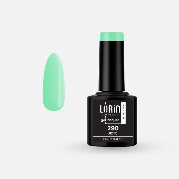Φωτογραφία προϊόντος: Lorin Cosmetics Lorin Gel Lacquer Ημιμόνιμο Βερνίκι 8ml. #290 (Arctic)