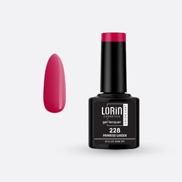 Φωτογραφία προϊόντος: Lorin Cosmetics Lorin Gel Lacquer Ημιμόνιμο Βερνίκι 8ml. #228 (Primpose Garden)