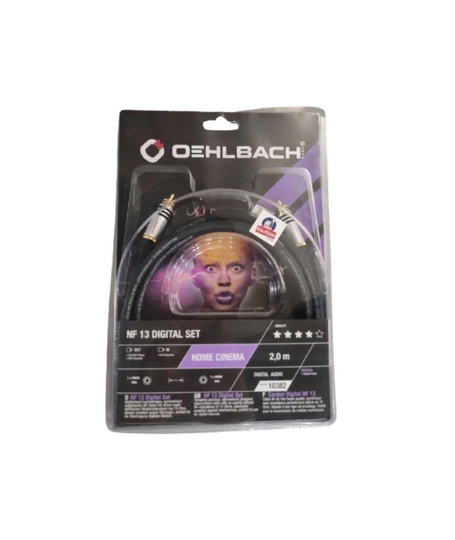 Φωτογραφία προϊόντος: Oehlbach NF 13 Digital Set Καλώδιο RCA - RCA 2m Black