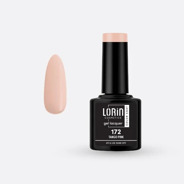 Φωτογραφία προϊόντος: Lorin Cosmetics Lorin Gel Lacquer Ημιμόνιμο Βερνίκι 8ml. #172 (Tango Pink)