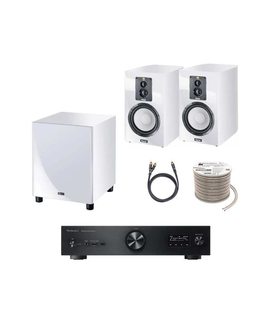 Φωτογραφία προϊόντος: Magnat, Oehlbach, Technics Πακέτο Hi-Fi 2.1 με Ενισχυτή Technics SU-GX70, Magnat Ηχεία βιβλιοθήκης Signature 703, Subwoofer Signature 730A και Καλώδια (Σετ)