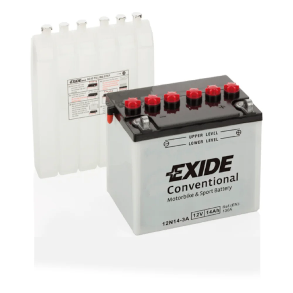 Φωτογραφία προϊόντος: Exide Technologies Μπαταρία μοτοσυκλέτας EXIDE 12N24-3A 12V 24Ah