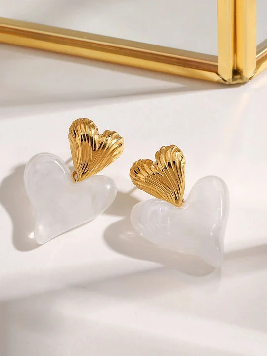 Φωτογραφία προϊόντος: ELUNA Gold Heart Earring