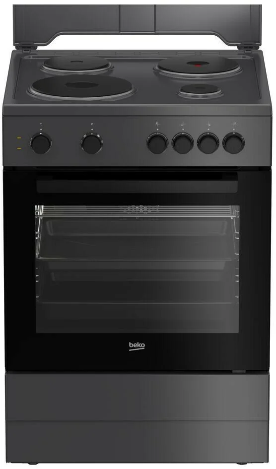 Φωτογραφία προϊόντος: Κουζίνα Εμαγιέ Beko 72lt με Εμαγιέ Εστίες Π60εκ. Μαύρη