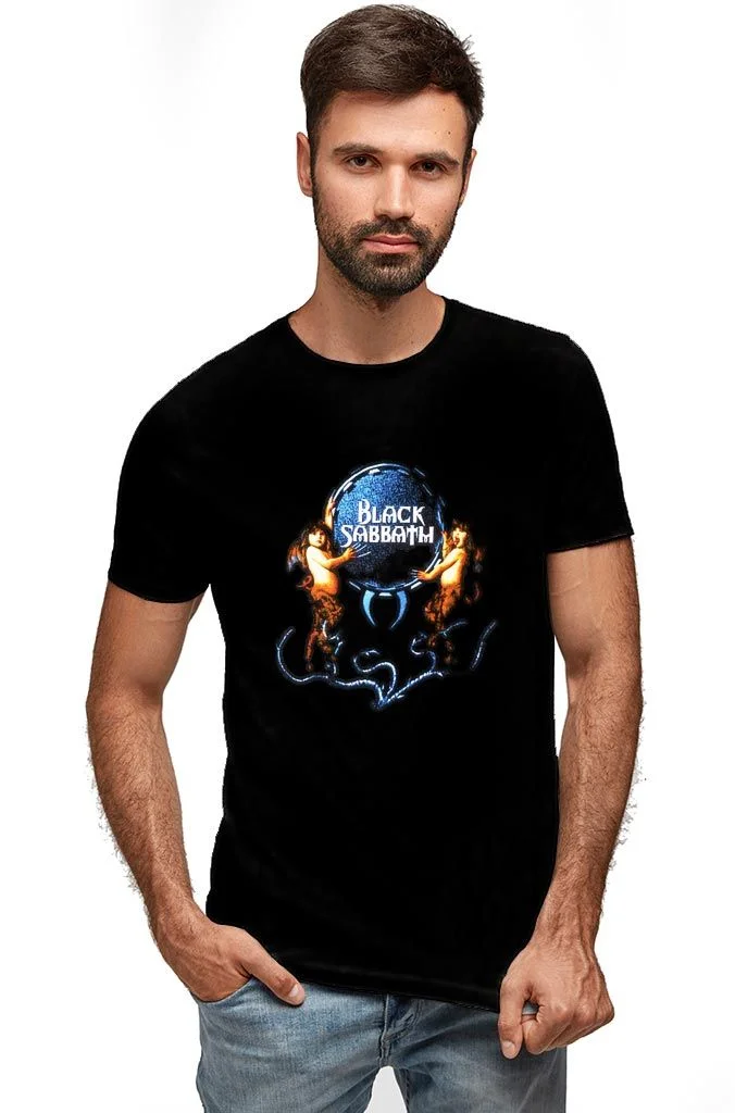 Φωτογραφία προϊόντος: Prime T-Shirt Μαύρο με σχέδιο Rock Band 8421-1