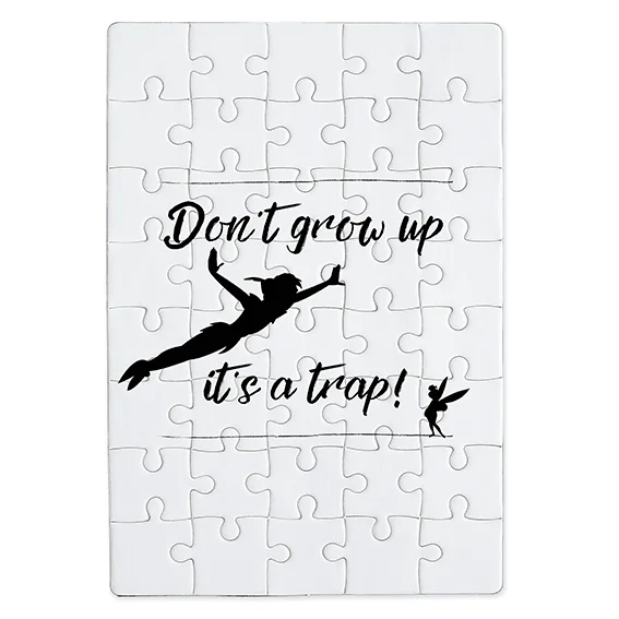 Φωτογραφία προϊόντος: OEM Puzzle Dont grow up its a trap! Κάθετο A3