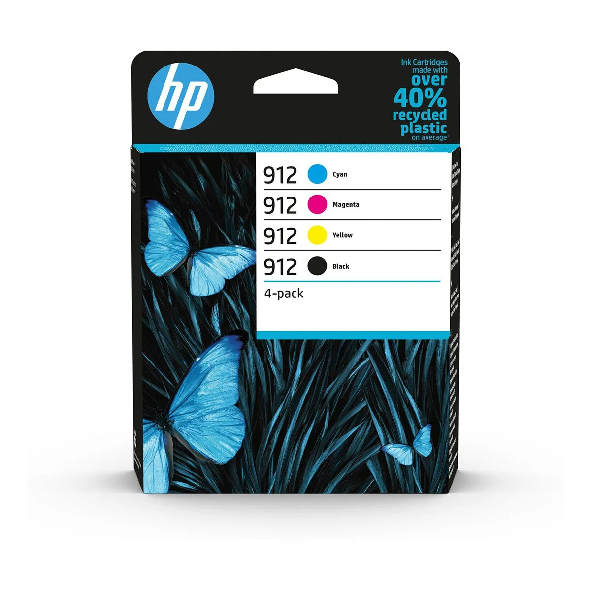 Φωτογραφία προϊόντος: Hewlett Packard HP 912 CMYK Original Ink Cartridge 4-Pack - 6ZC74AE