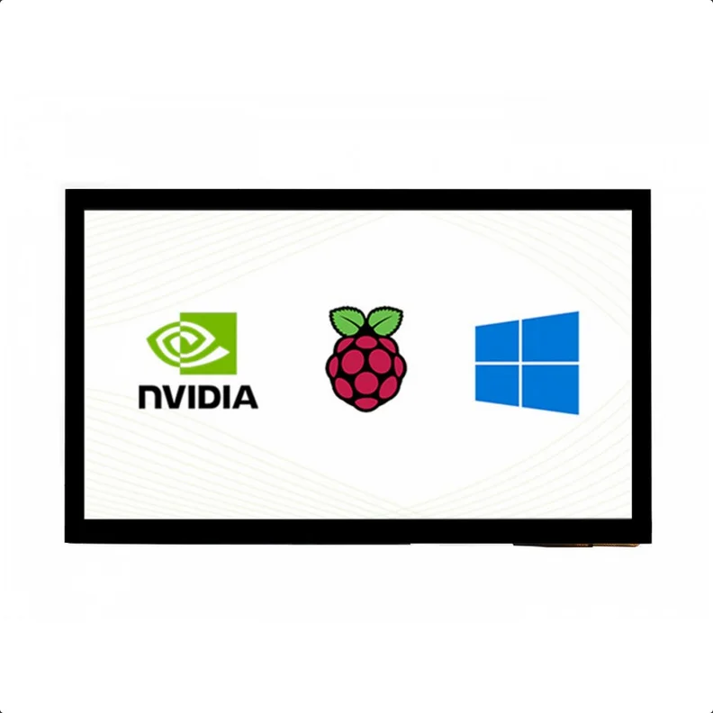 Φωτογραφία προϊόντος: WaveShare 10.1inch Capacitive Touch Screen LCD (E), 1024×600, HDMI, IPS, Optical Bonding Screen, Supports Raspberry Pi, Jetson Nano, And PC