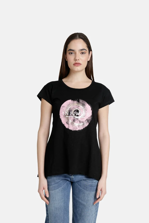 Φωτογραφία προϊόντος: Paco & Co Γυναικείο T-shirt Infinite 2532038-05 Μαύρο
